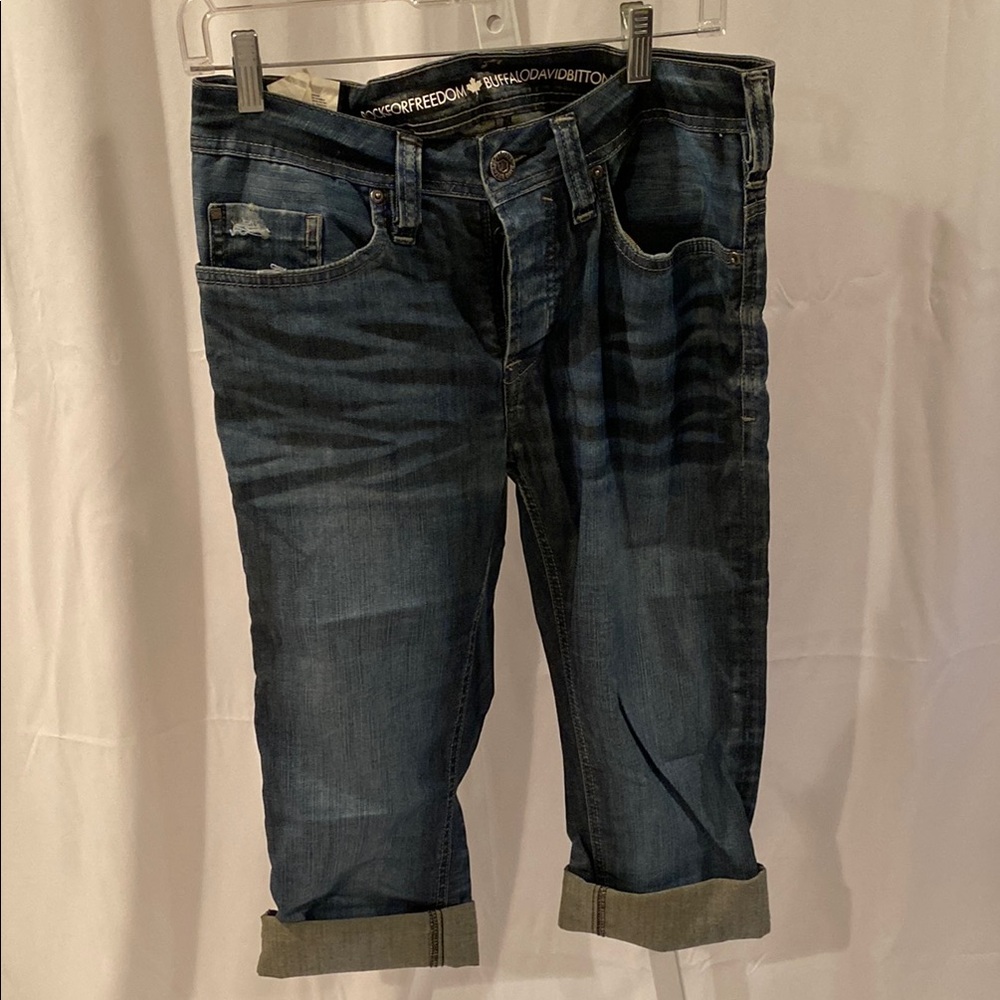 Buffalo David Bitton Men's Straight Jeans - Dark Blue